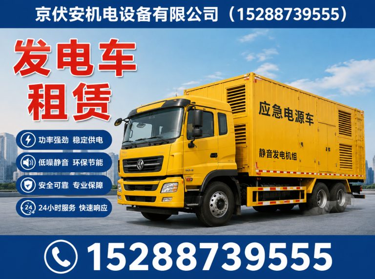 曲靖应急发电机出租展示图